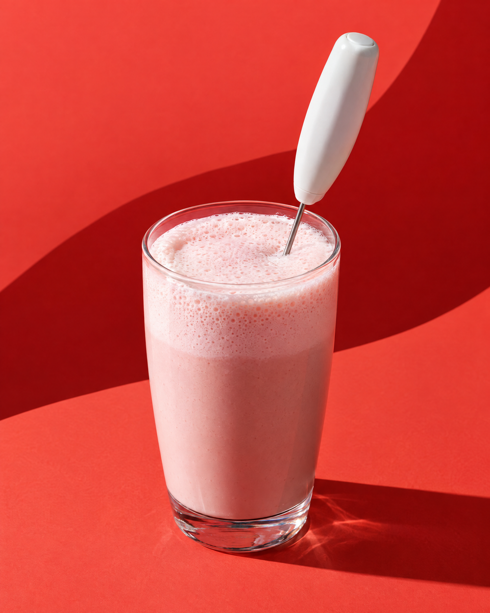 Uno shake rosa spumoso