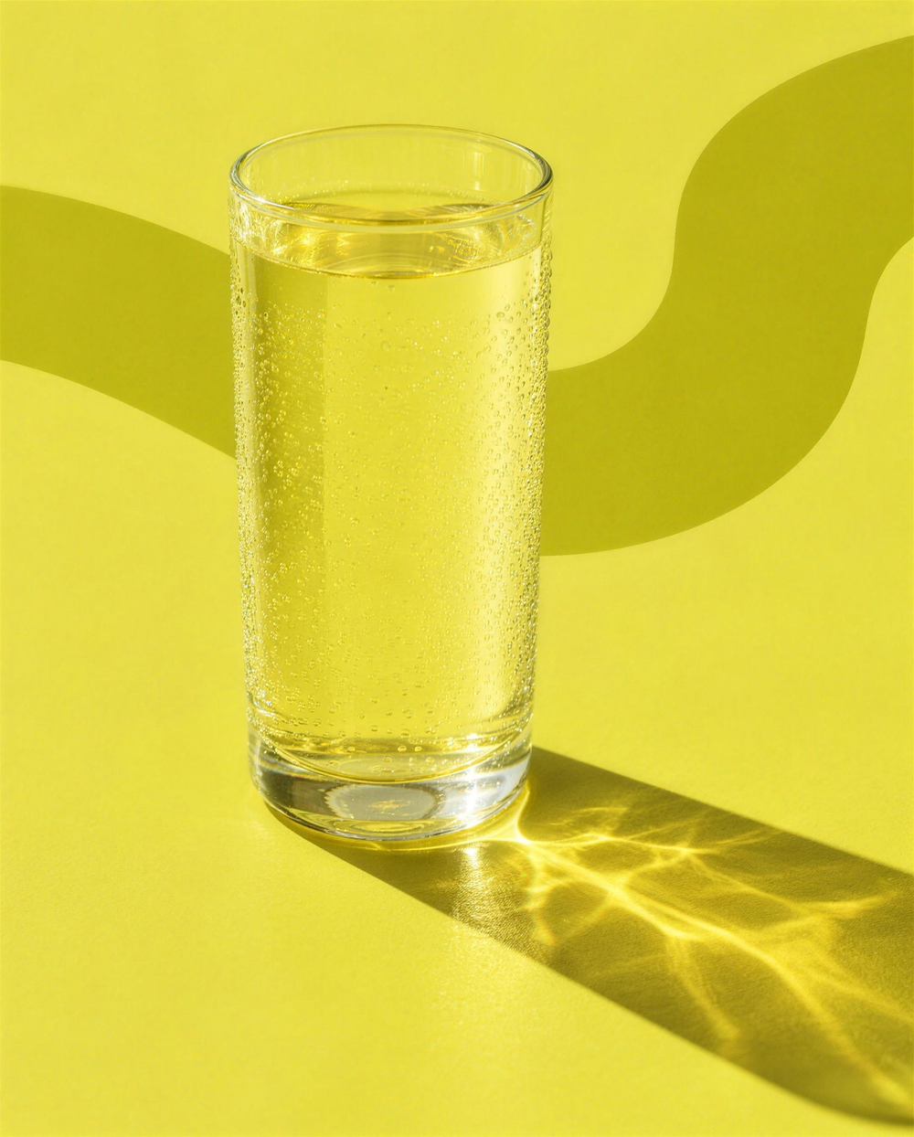 Un bicchiere di acqua aromatizzata